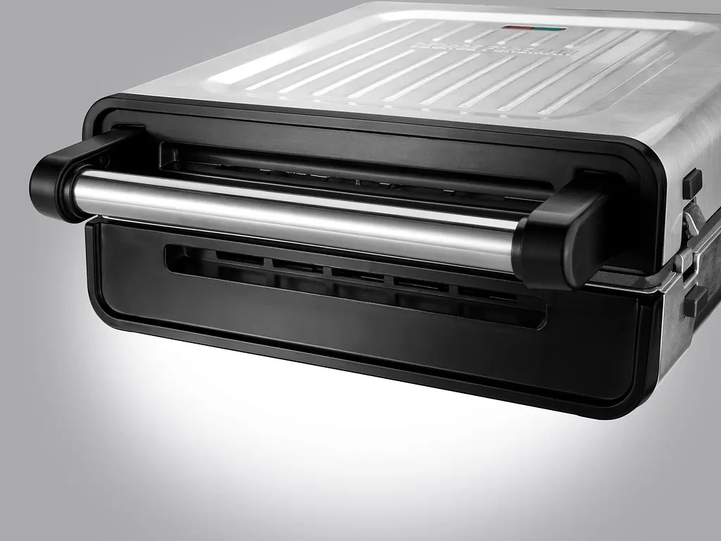 Гриль George Foreman 28000-56 Smokeless Grill 1575 Вт антипригарное покрытие белый/сталь (28000-56) - фото 6