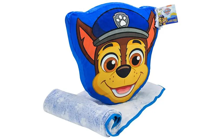 М'яка подушка з пледом KH70/001L Paw Patrol р. 38x41x7см плед, р.118x80см - фото 2