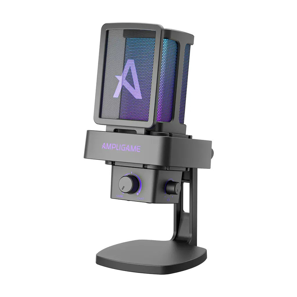 Мікрофон конденсаторний Fifine Ampligame USB Black (Q8PRO) - фото 2