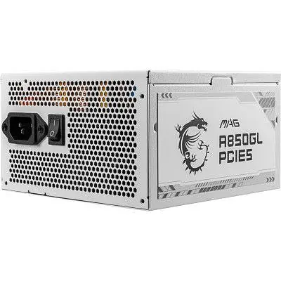 Блок живлення MSI 850W (MAG A850GL PCIE5 WHITE) - фото 4