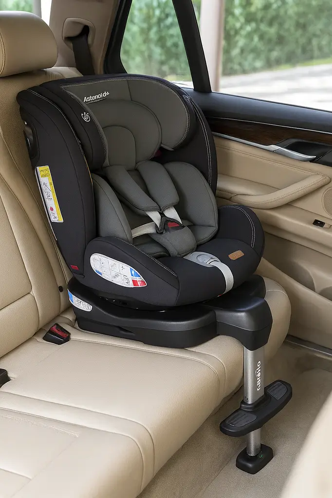 Автокресло CARRELLO Asteroid+ CRL-15801 Shale Grey 0+1/2/3 ISOFIX с поворотом и опорной стойкой /1/ - фото 2