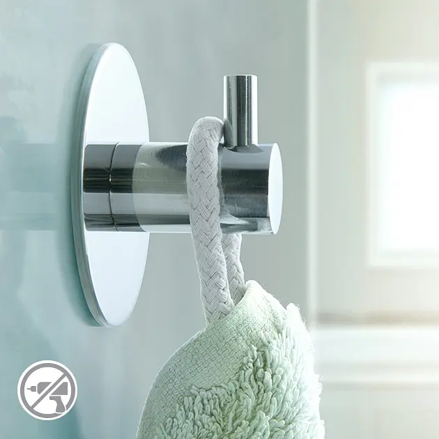 Крючок MVM My Home, полированный, серый (HSS-501R PSS) - фото 3