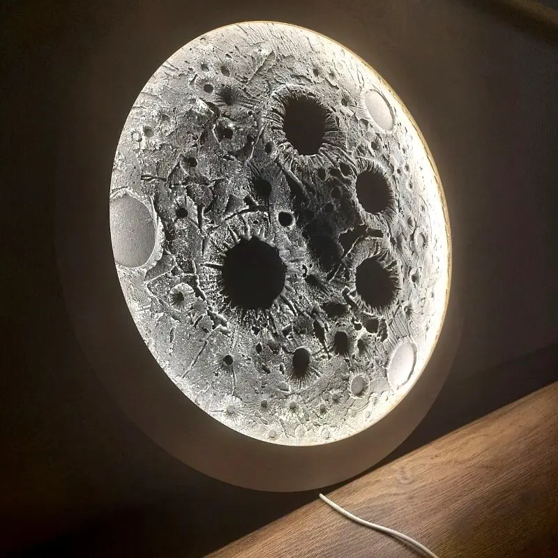 Дизайнерский светильник ночник Луна - фото 3