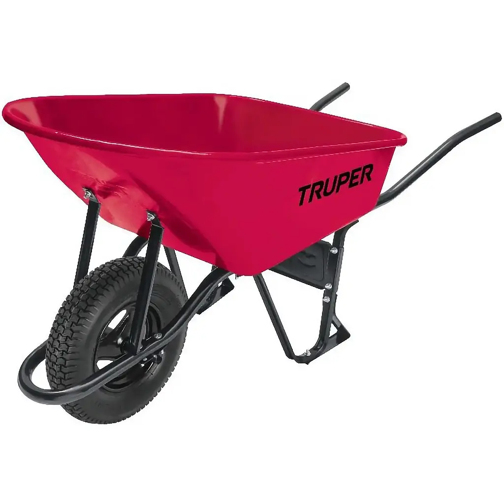 Тачка будівельна Truper з посиленою шиною 100 л (CAT-60ND)