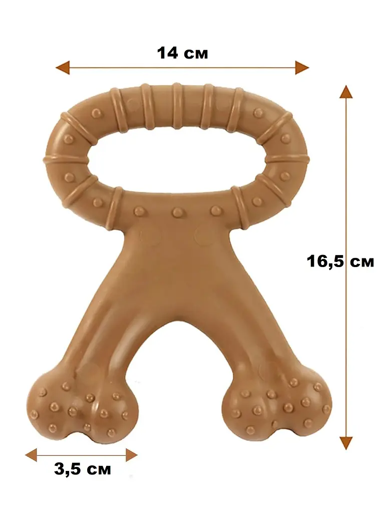 Іграшка для жування для собак Derby Double Bone Tug Toy - фото 7