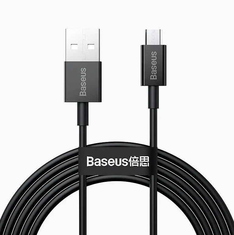 Кабель Baseus Superior Series Fast Charging Data Cable USB to Micro 2A 2m Black