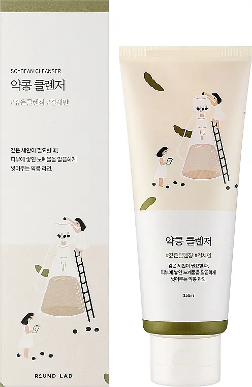 Пінка для вмивання Round Lab Soybean Cleanser 150 мл - фото 2