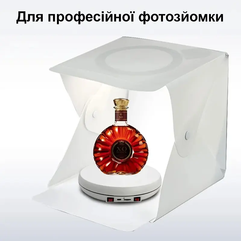 Автоматический поворотный стол с регулировкой скорости вращения Heonyirry C250, диаметр 25 см, белый - фото 4
