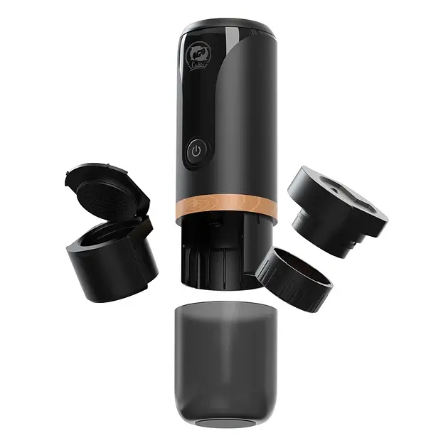 Портативна кавомашина CERA+ Máquina Travel Espresso Coffee Maker Outdoor для меленої кави та капсул Nespresso - фото 2