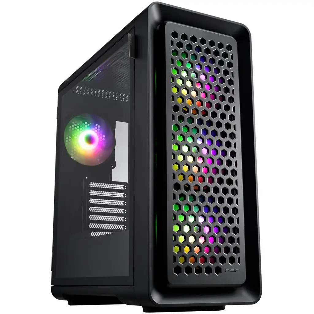 Корпус FSP CUT593AB без БЖ ATX Black (CUT593AB) - фото 3