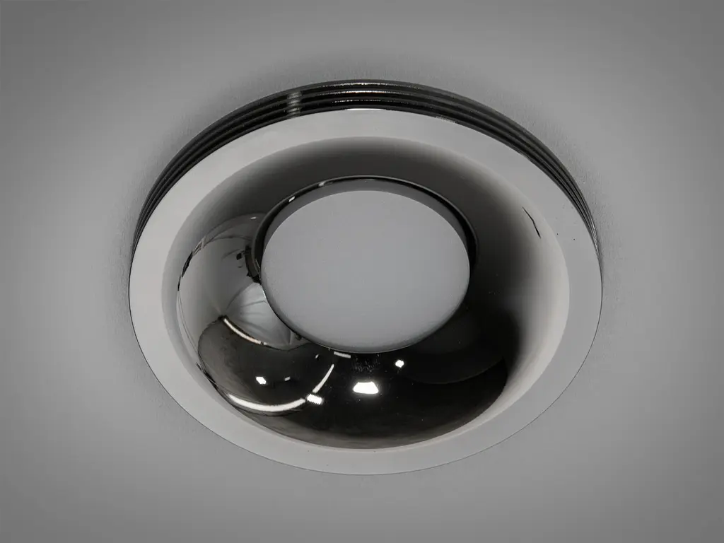 Точковий вбудований світильник Diasha PR-14-BHR MR16 G5.3, 40 Вт, чорний хром, для коридору та кухні - фото 2