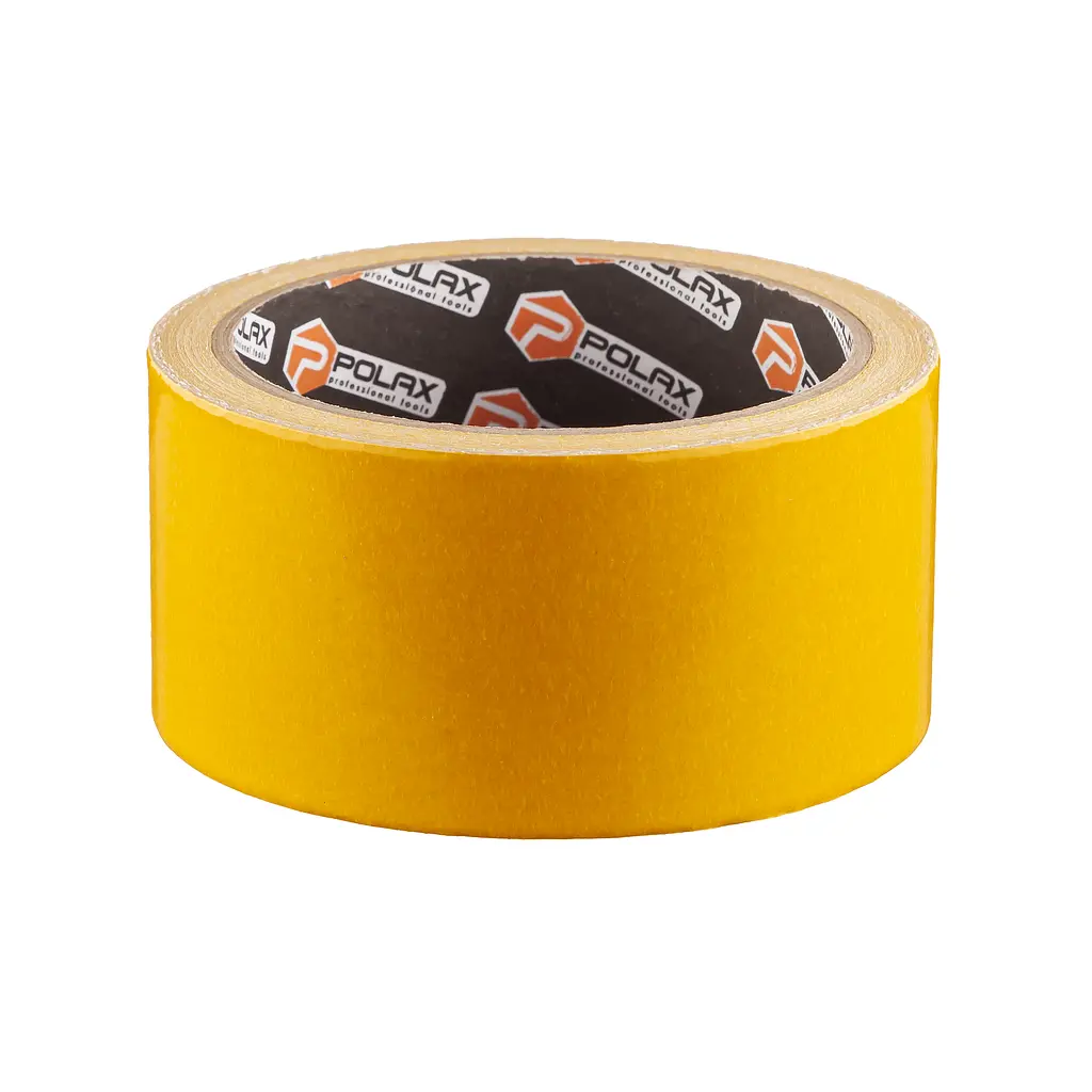 Двостороння клейка стрічка Polax на тканинній основі 50 мм × 10 м (101-005) - фото 3
