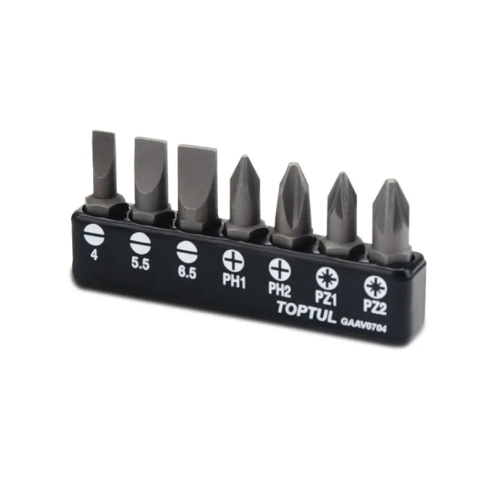 Набір біт Toptul 1/4" 7 шт. (GAAV0704)
