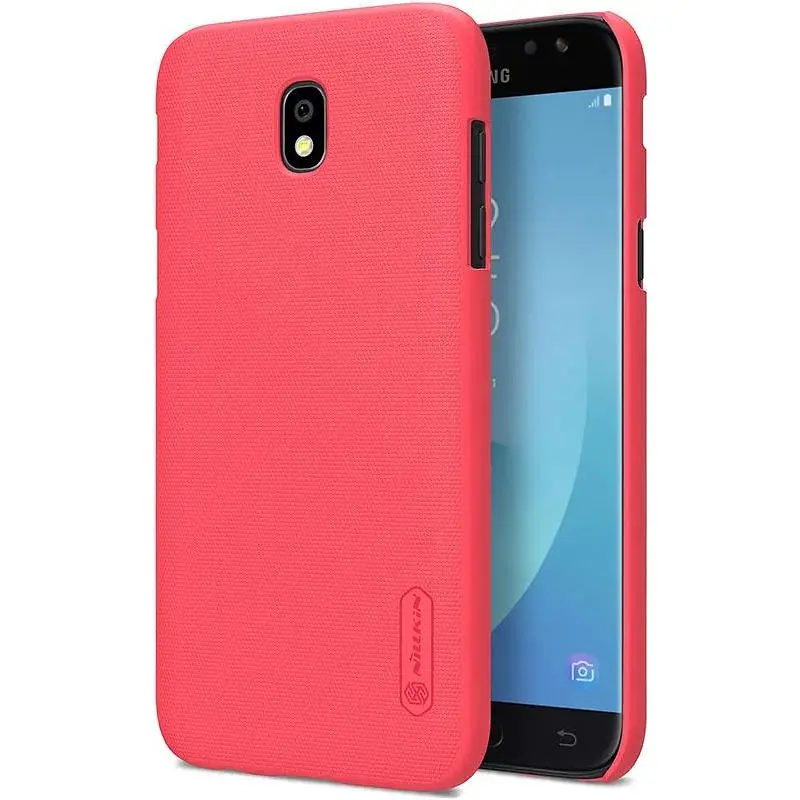 Чохол-накладка Nillkin Super Frosted Shield Samsung Galaxy J7 2017 (J730) Red - фото 7
