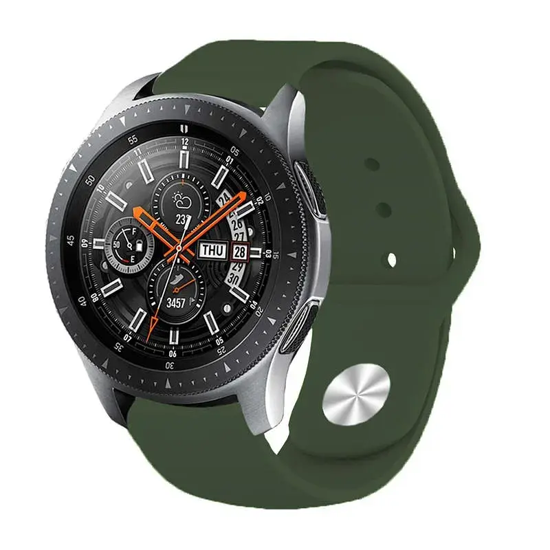 Силіконовий ремінець BeCover для Xiaomi iMi KW66/Mi Watch Color/Haylou LS01/Watch S1 Active Green (706367) - фото 4