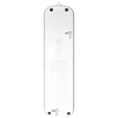 Мережевий подовжувач Defender S318 1.8 m 3 роз switch white (99233) - фото 3