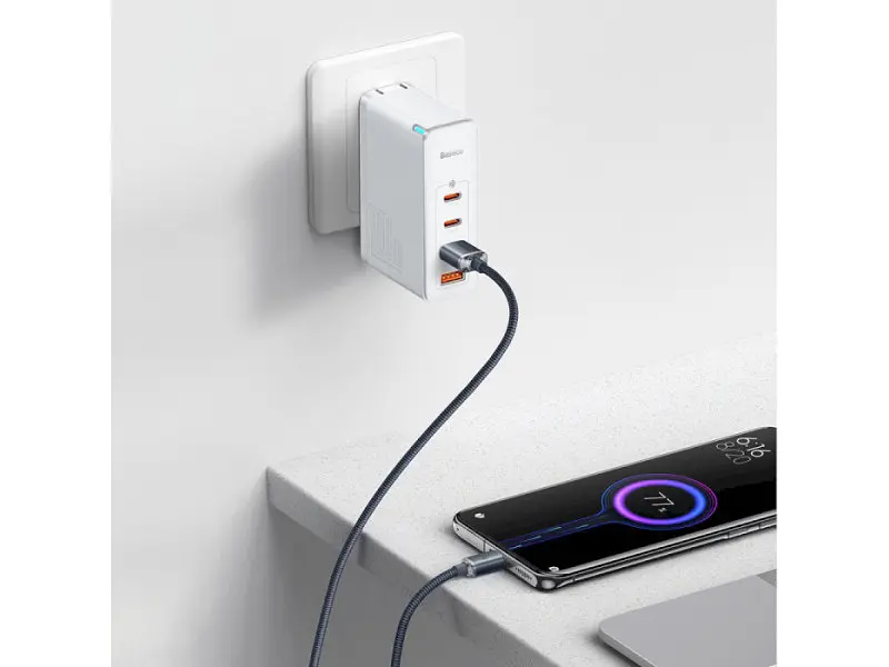 Кабель USB Type-C BASEUS Crystal Shine Series Fast Charging Data Cable USB to Type-C 100W 1.2m Black (CAJY000401) - фото 7