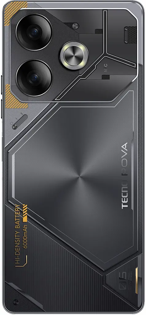 Смартфон Tecno Pova 6 8/256Gb Meteorite Grey (LI7) (UA UCRF) NFC - фото 3
