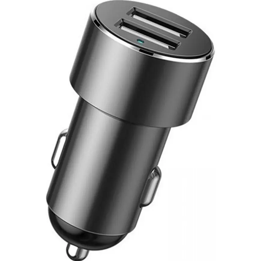 Автомобильное зарядное устройство Baseus High Efficiency One to Two Cigarette Lighter Black (CRDYQ-01) [77945] - фото 4