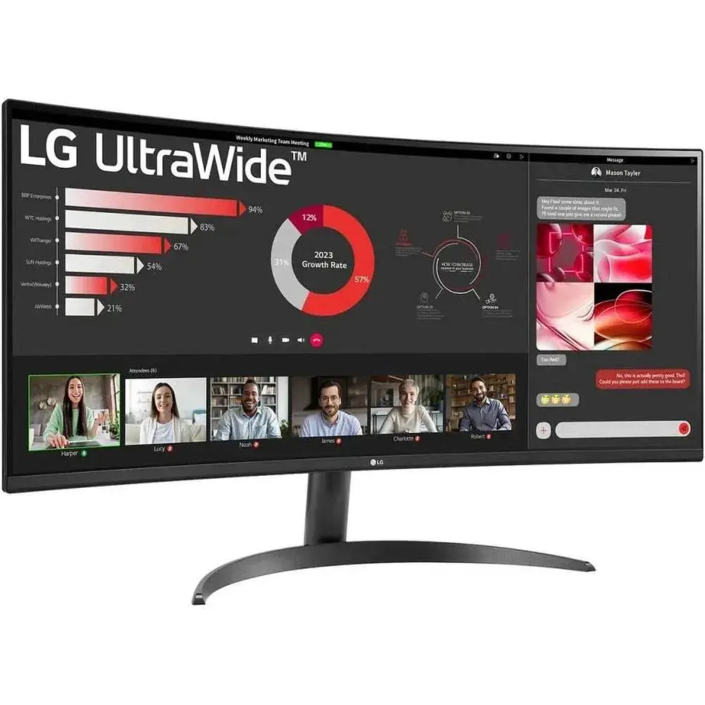 Монітор LG UltraWide 34WR50QK-B - фото 2