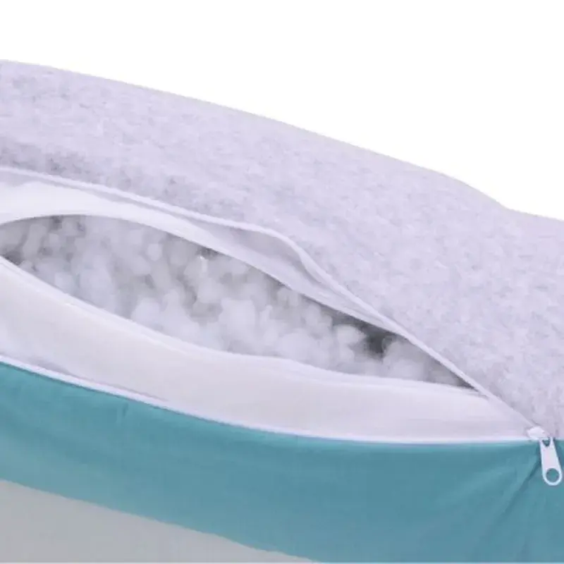 Подушка Верес для годування "Comfort Long Velour grey-tiffany" 170x52 (302.01.3) - фото 5