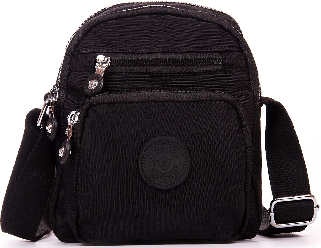Сумка жіноча JIELSHI 17х19х11 см Чорний (LANC23 black)
