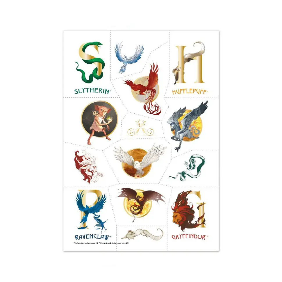 Набір дитячих тимчасових татуювань Harry Potter DoDo Toys 200506 - фото 3