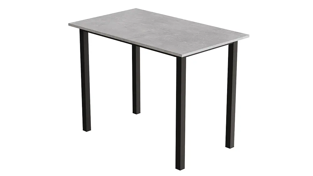 Стіл універсальний Knap Ferrum-decor 750x1400x700 Чорний метал ДСП Бетон 16 мм (FRD-106384) - фото 5