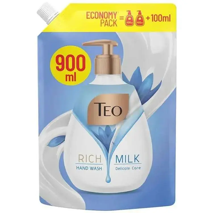 Мило рідке TEO 900мл дой-пак Delicate care
