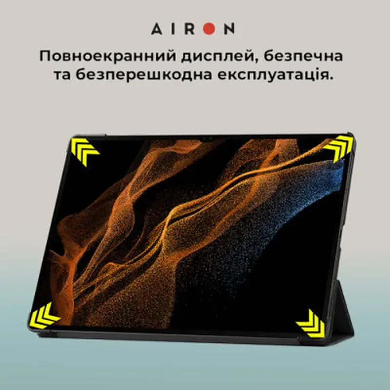 Чохол до планшета AirOn Premium Samsung Galaxy Tab S9 Ultra 14.6'' 2023 + Film black (4822352781111) - фото 4