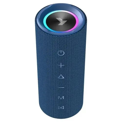 Портативна колонка 2.0 Pixus Ring, Blue, 2 x 10 Вт, Bluetooth 5.3 (TWS), AUX, Type-С, microSD, живлення від акумулятора, IPX7, час роботи до 10 год (4897058531657) - фото 2