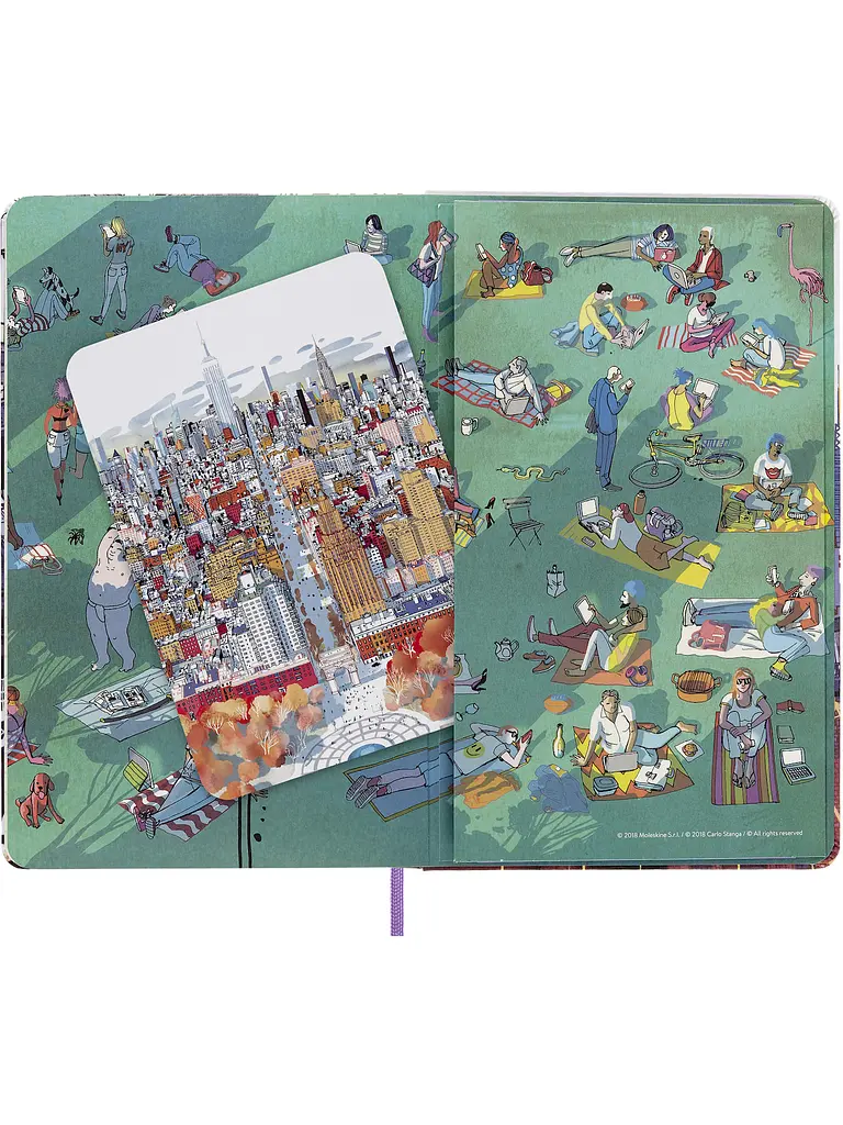Записник Moleskine I am New York середній, Лінійка (LEQP060IAMNY) - фото 5