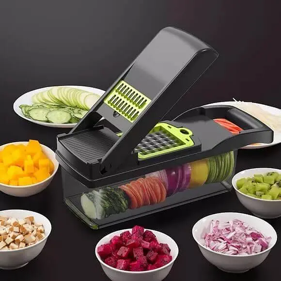 Багатофункціональна овочерізка з контейнером 14 в 1 — Veggie Slicer - фото 6