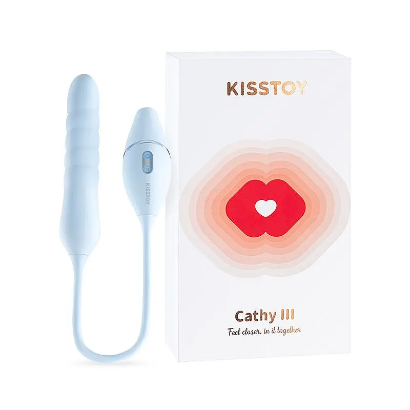 Пульсатор з вакуумним стимулятором KISSTOY Cathy III Light Blue, 5 режимів вакууму, 10 режимів пульсації - фото 3