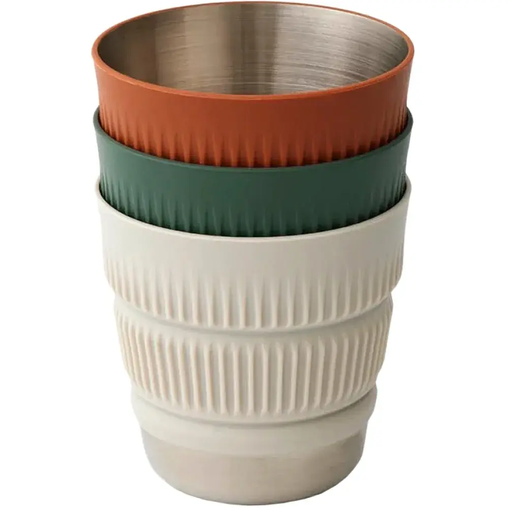 Склянка Sea To Summit Detour Stainless Steel Collapsible Mug Laurel Wreath Green - фото 4