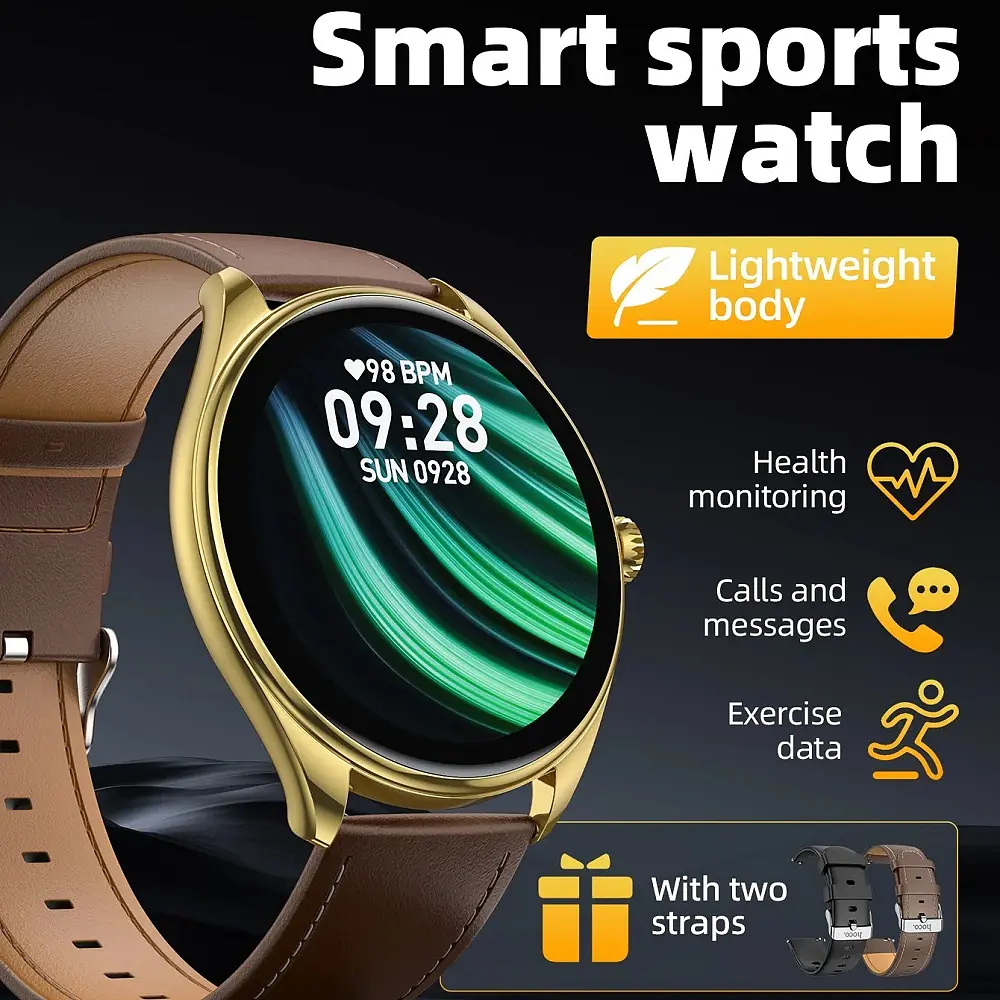 Смарт-годинник Hoco Y22 Amoled 36mm, 200 mAh, IP67 Silver (6942007628990) - фото 4