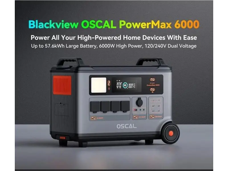 Зарядна станція Blackview Oscal PowerMax 6000 - фото 5
