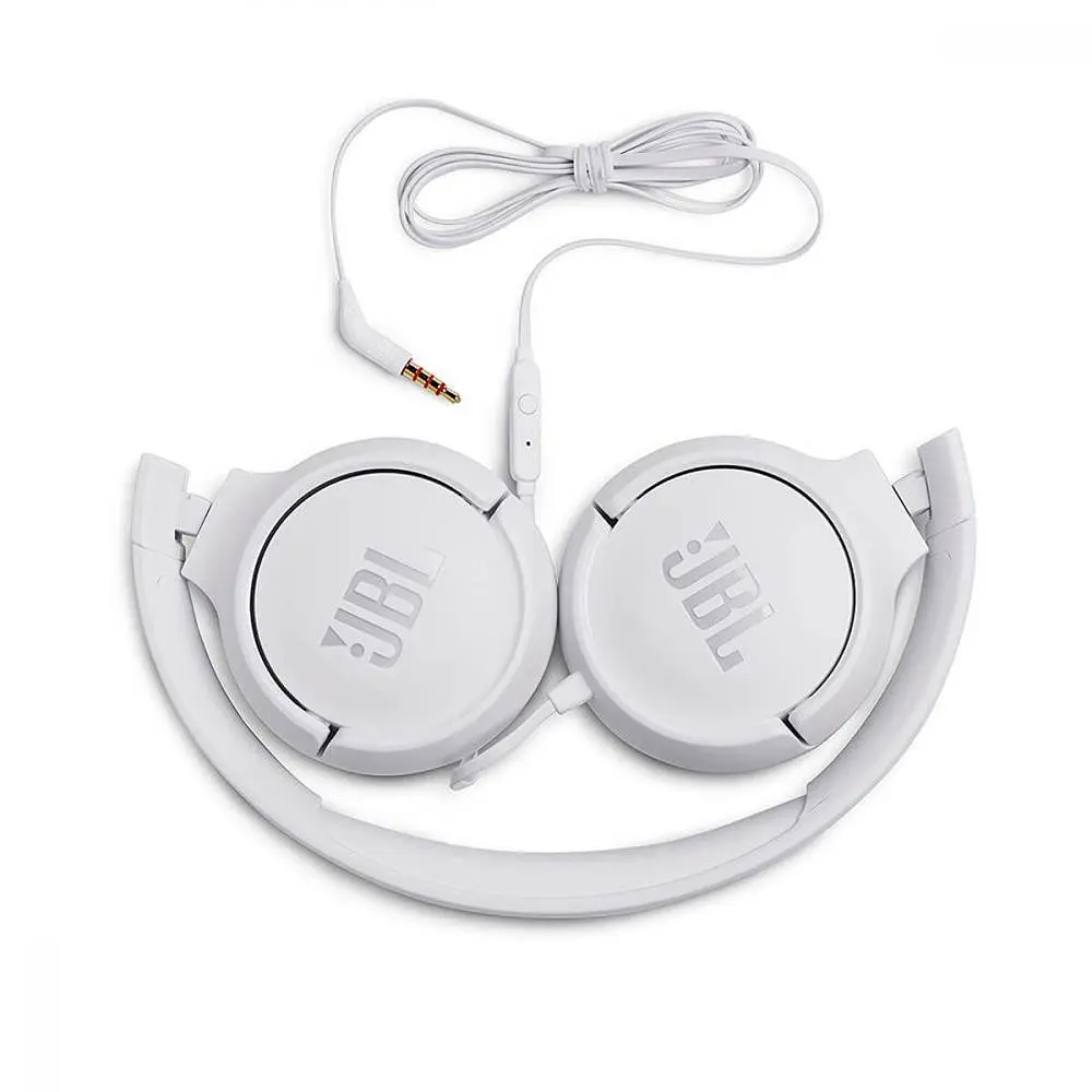 Навушники з мікрофоном JBL T500 White (JBLT500WHT) - фото 3