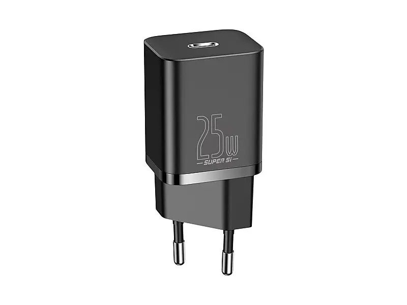 Мережевий зарядний пристрій BASEUS Super Si Quick Charger 1C 25 W Black (CCSP020101)