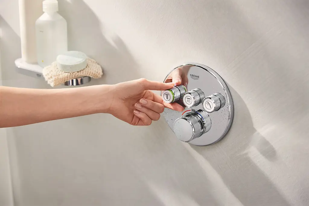 Душевая система скрытого монтажа Grohe Grohtherm Smartcontrol с Rainshower SmartActive 310 34863000, Хром - фото 5