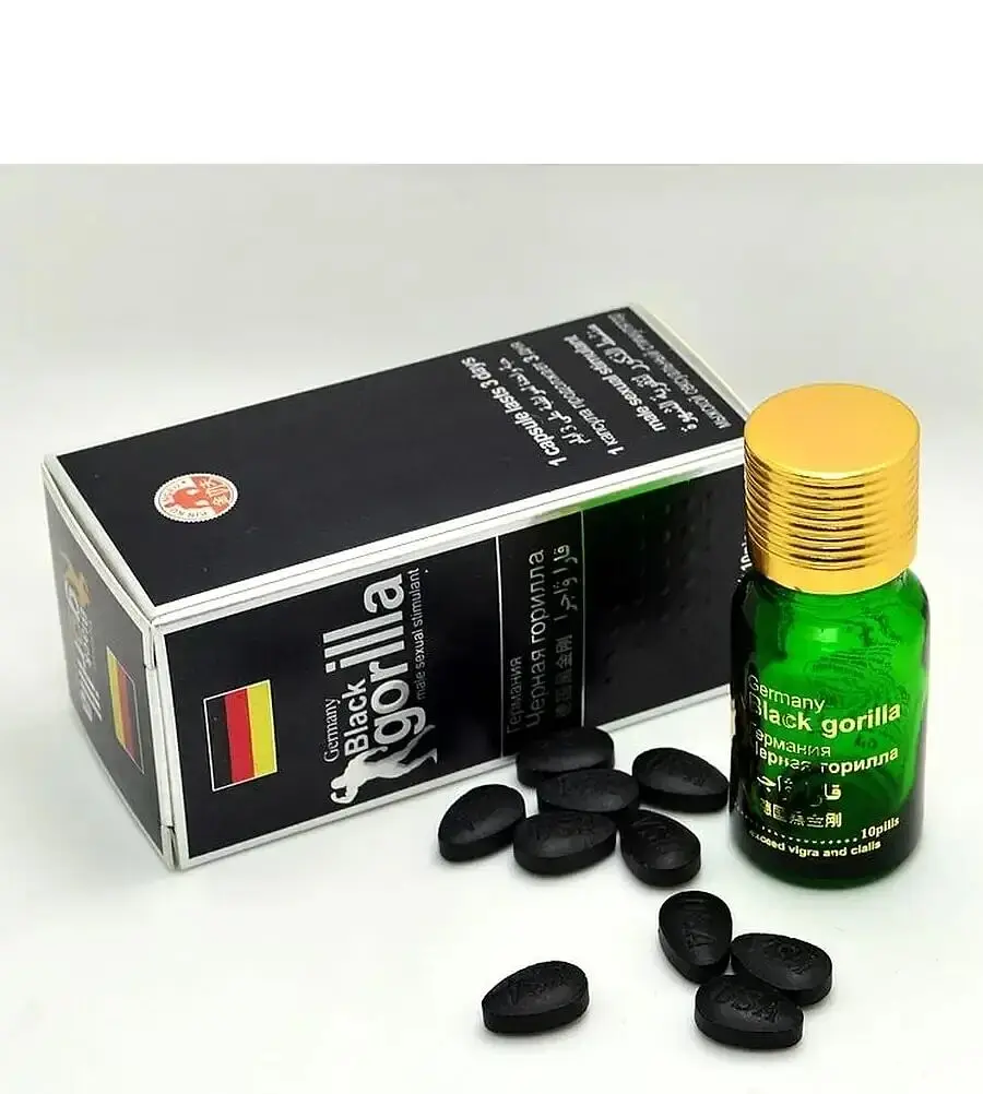 Таблетки для потенції Black Gorilla (Чорна горила) - 1шт. Delta Чорна горила 95440