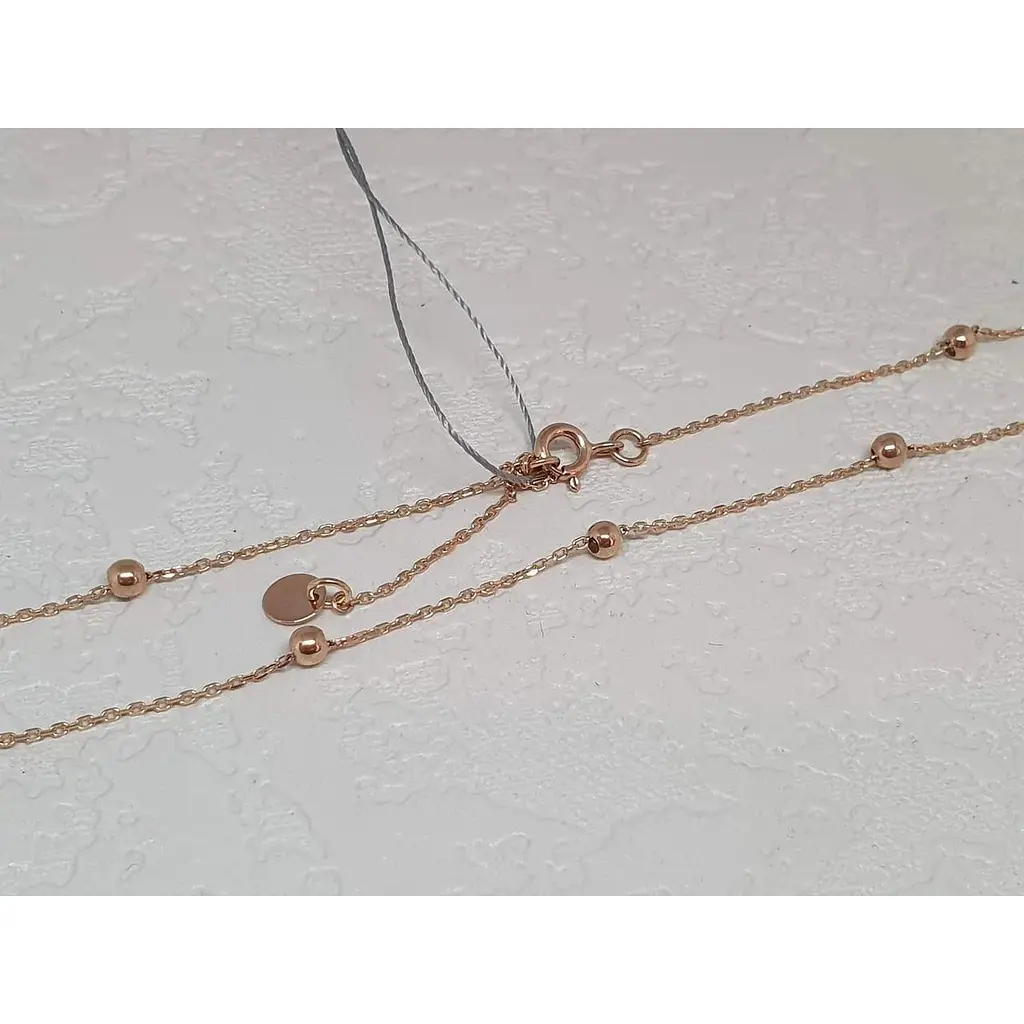 Золоте кольє Ювелірне виробництво А. Долина Кульки. 200008 - фото 2