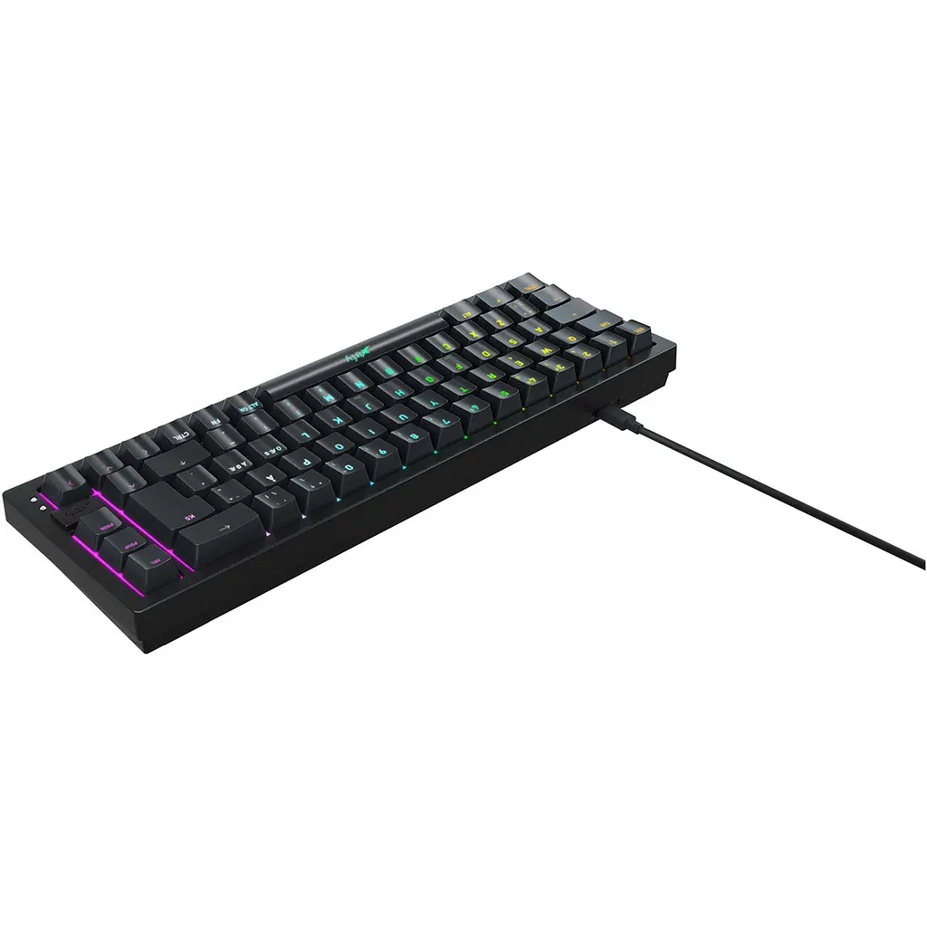 Клавиатура Xtrfy K5 RGB Kailh Red Black UA [K5-RGB-CPT-BLACK-R-UKR] [94904] - фото 3