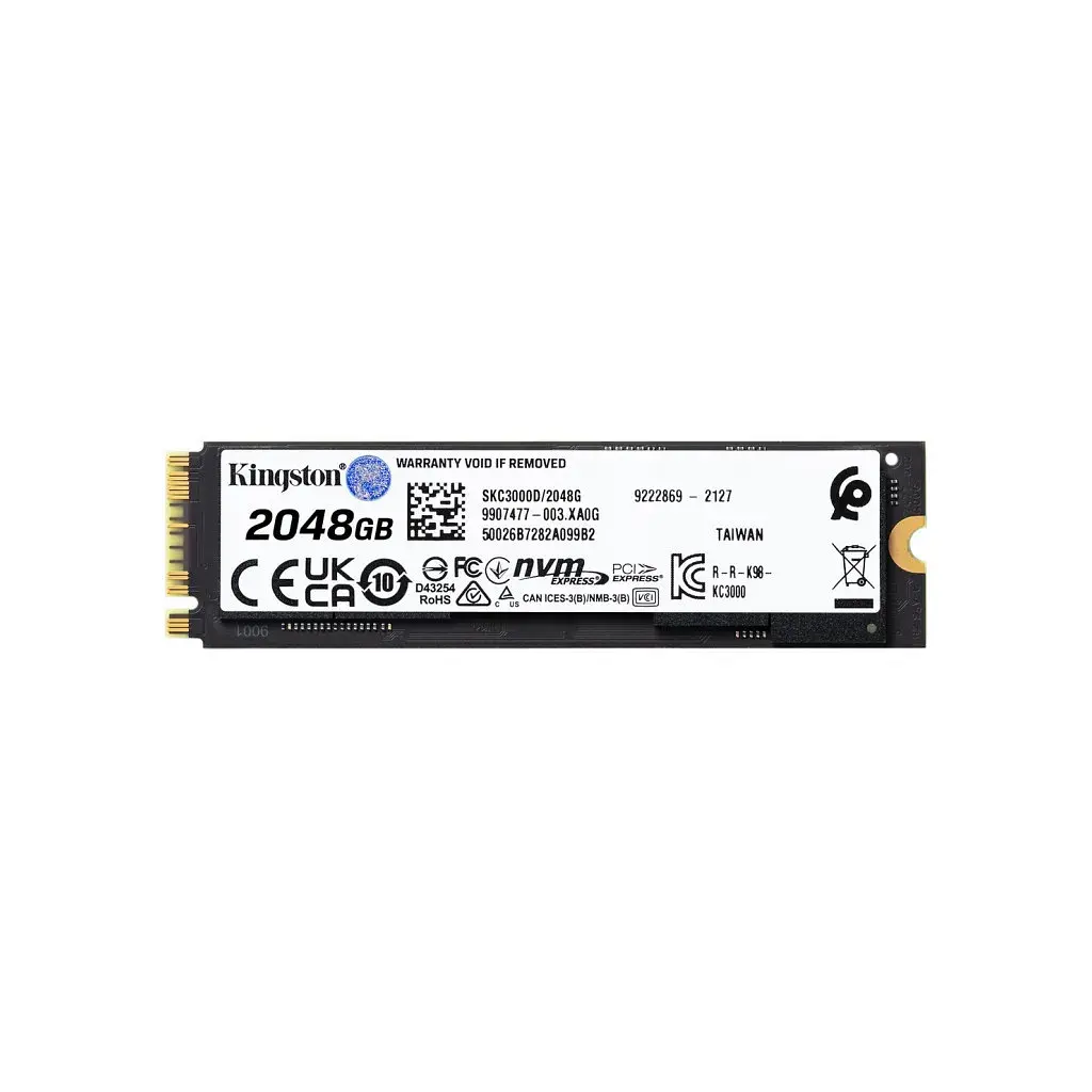 Накопичувач SSD M.2 2280 2TB Kingston (SKC3000D/2048G) - фото 3