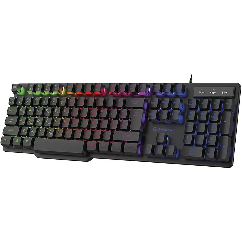 Клавиатура GamePro GK380 USB Black [111019] - фото 4