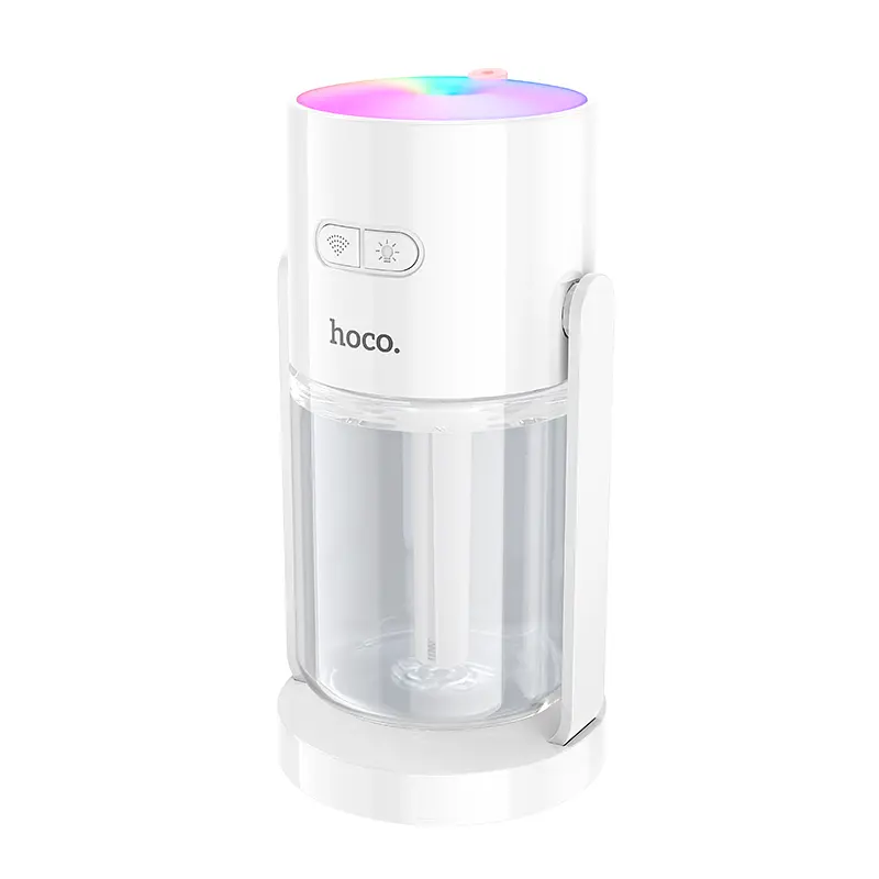 Зволожувач повітря з проекцією зоряного небаl HOCO HX34 280ml Starry sky humidifier White - фото 2
