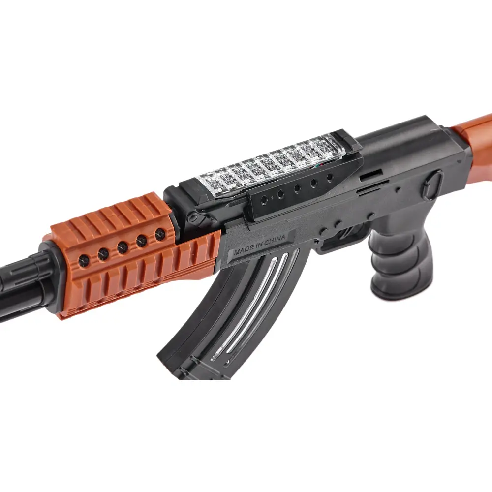 Автомат світло-звуковий ZIPP Toys AK47. Колір - чорний - фото 5