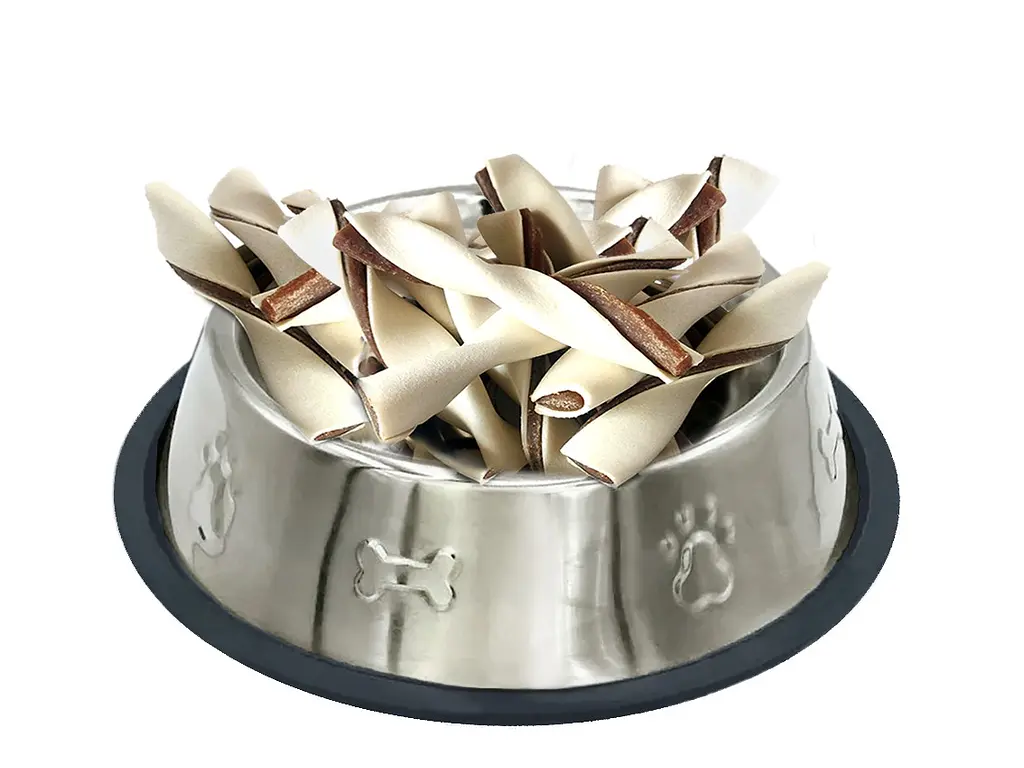 Ласощі для собак Lucky star Сендвіч кручений з м`ясом курки маленький 9.5 см 85 г - фото 3
