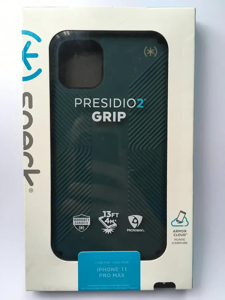 Чохол протиударний з антимікробним покриттям Speck Presidio Grip для iPhone 11 Pro Max (6.5") Green - фото 2