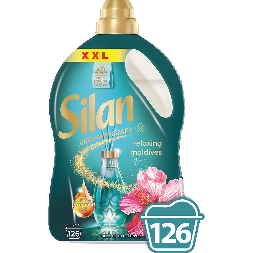 Кондиціонер для білизни Silan Ароматерапія Райські Мальдіви 2772 мл